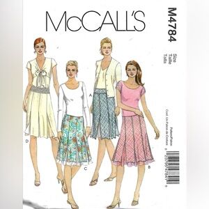 McCall’s 4784 Uncut Sewing Pattern